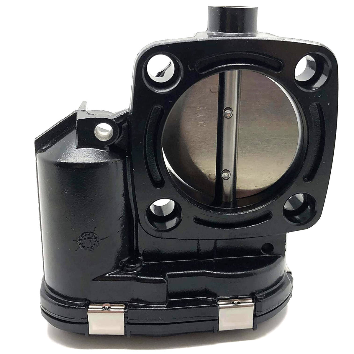 Sea-Doo throttle body 420892592 showing mounting flange and butterfly valve