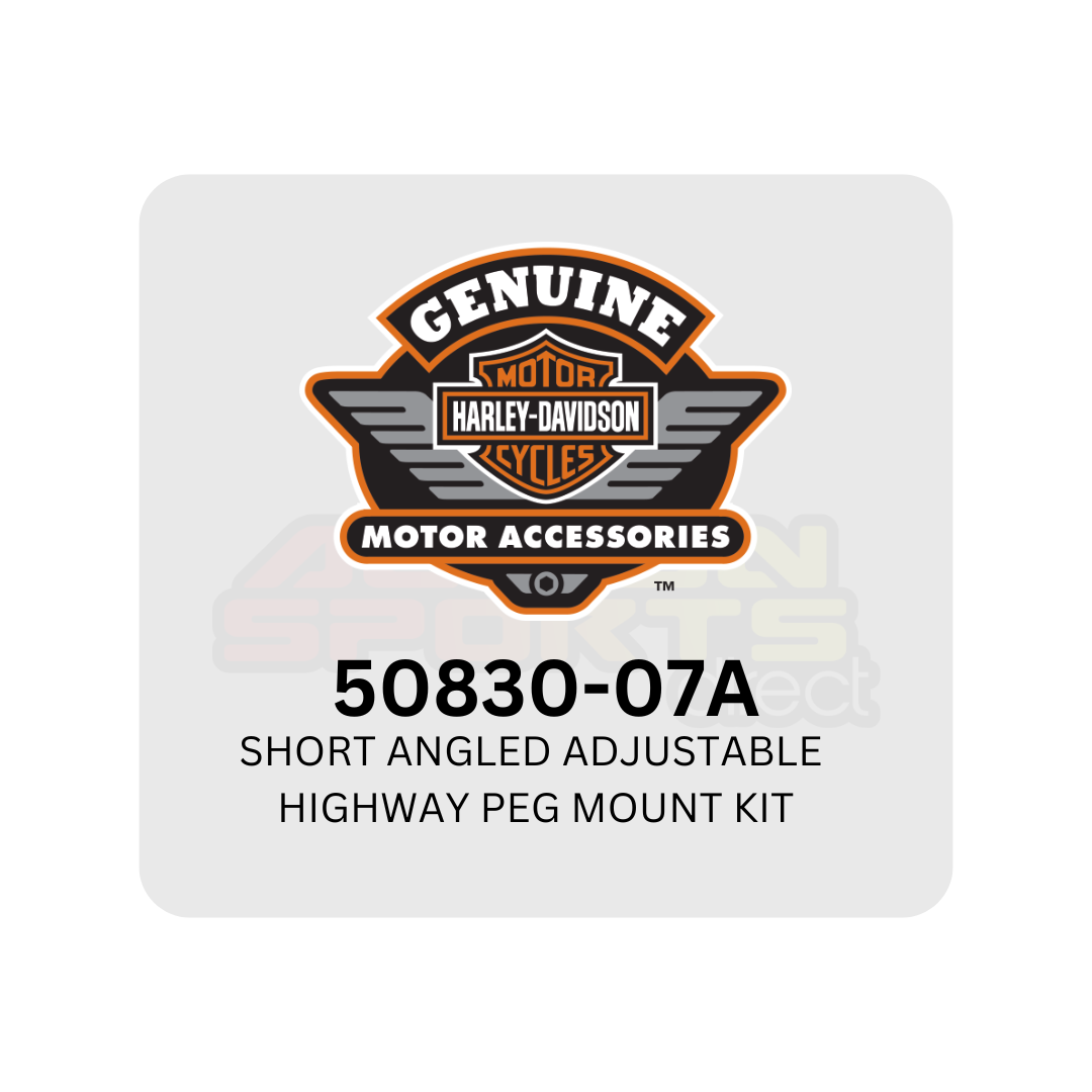 Harley Davidson - 50830-07A - Short Adjustable Highway Peg Mount Kit, Chrome
