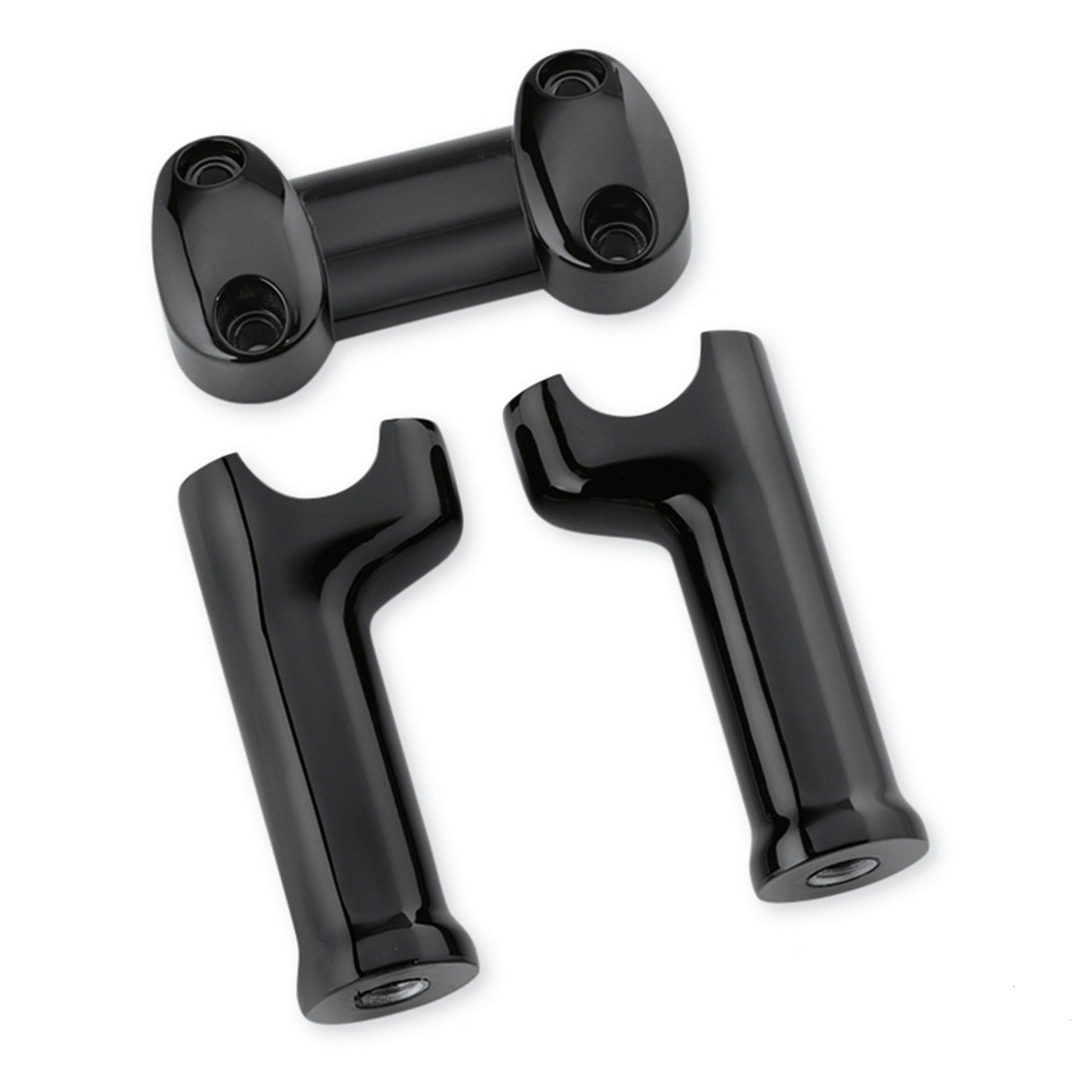 RISER KIT 1.25" Clamp 5'' High - BLACK - FATBOB