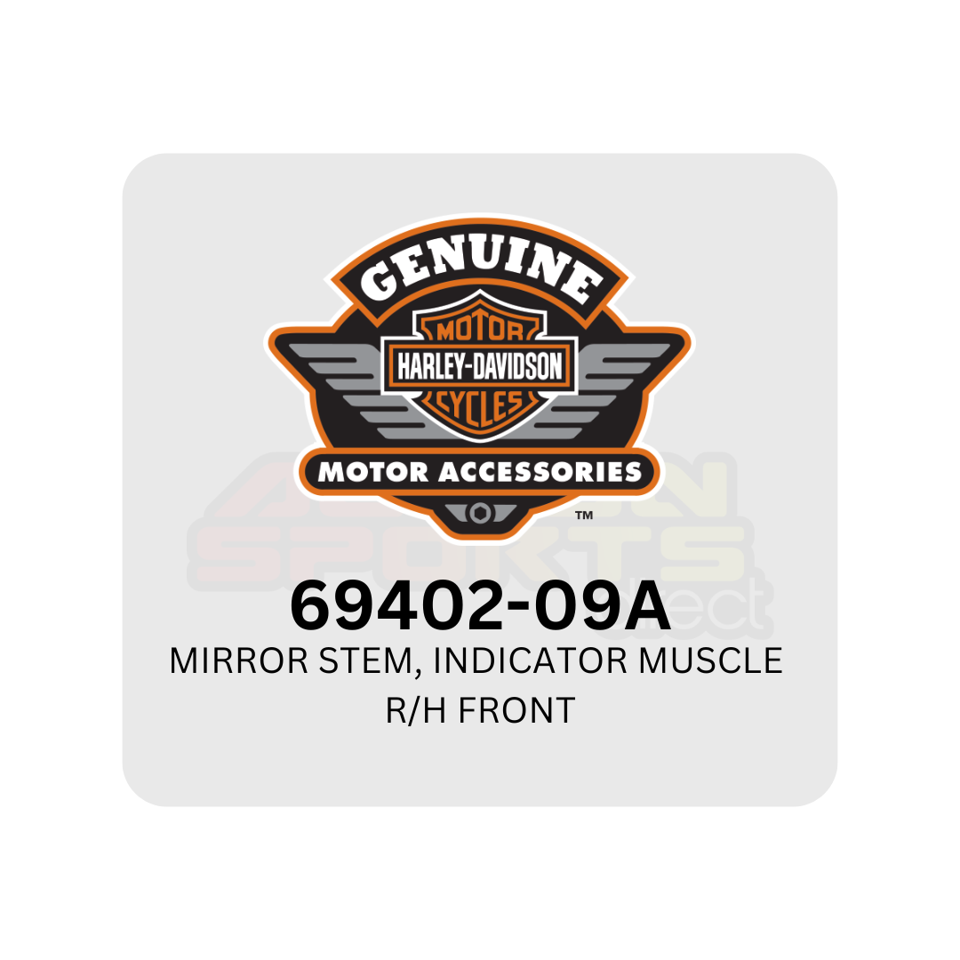 Harley Davidson - 69402-09A - Mirror Stem, Indicator Muscle R/H Front
