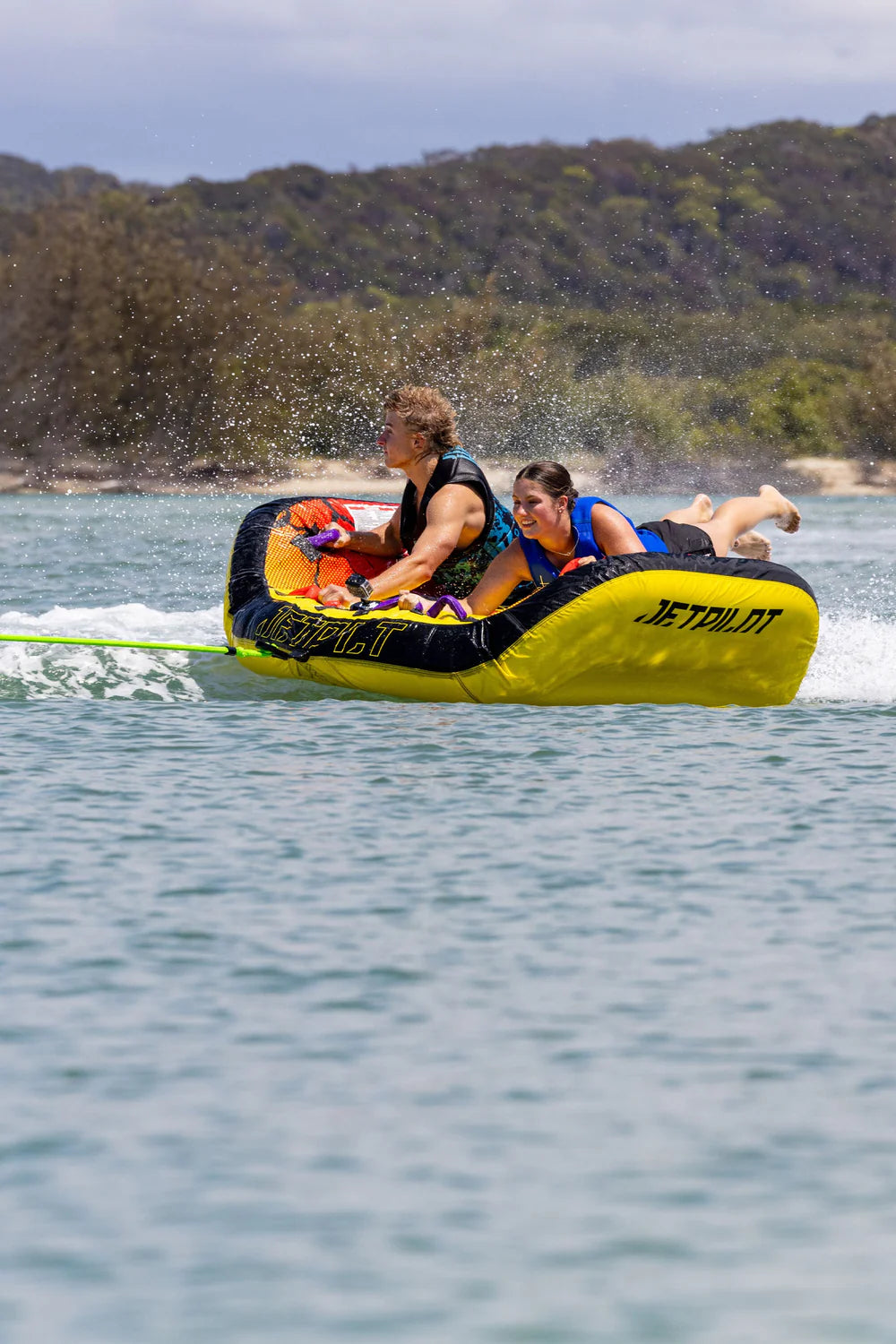 Jetpilot Wing 2 Person Towable Tube - Yellow/Red