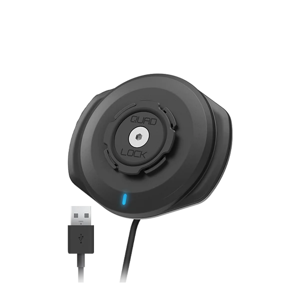 Quad Lock - Motorcycle USB Weatherproof Wireless Head