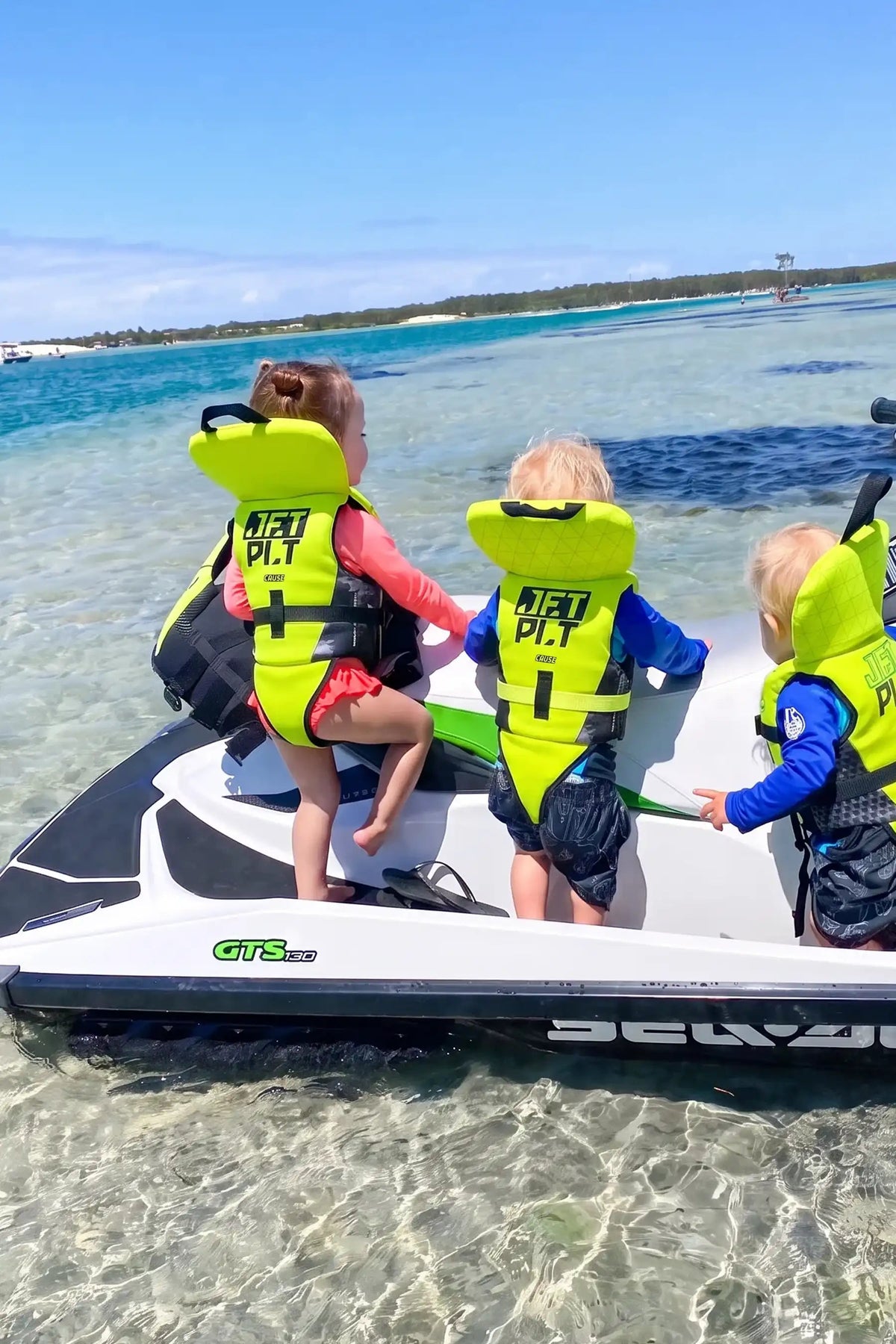 Jetpilot Cause Infant Life Jacket - Yellow — on the water