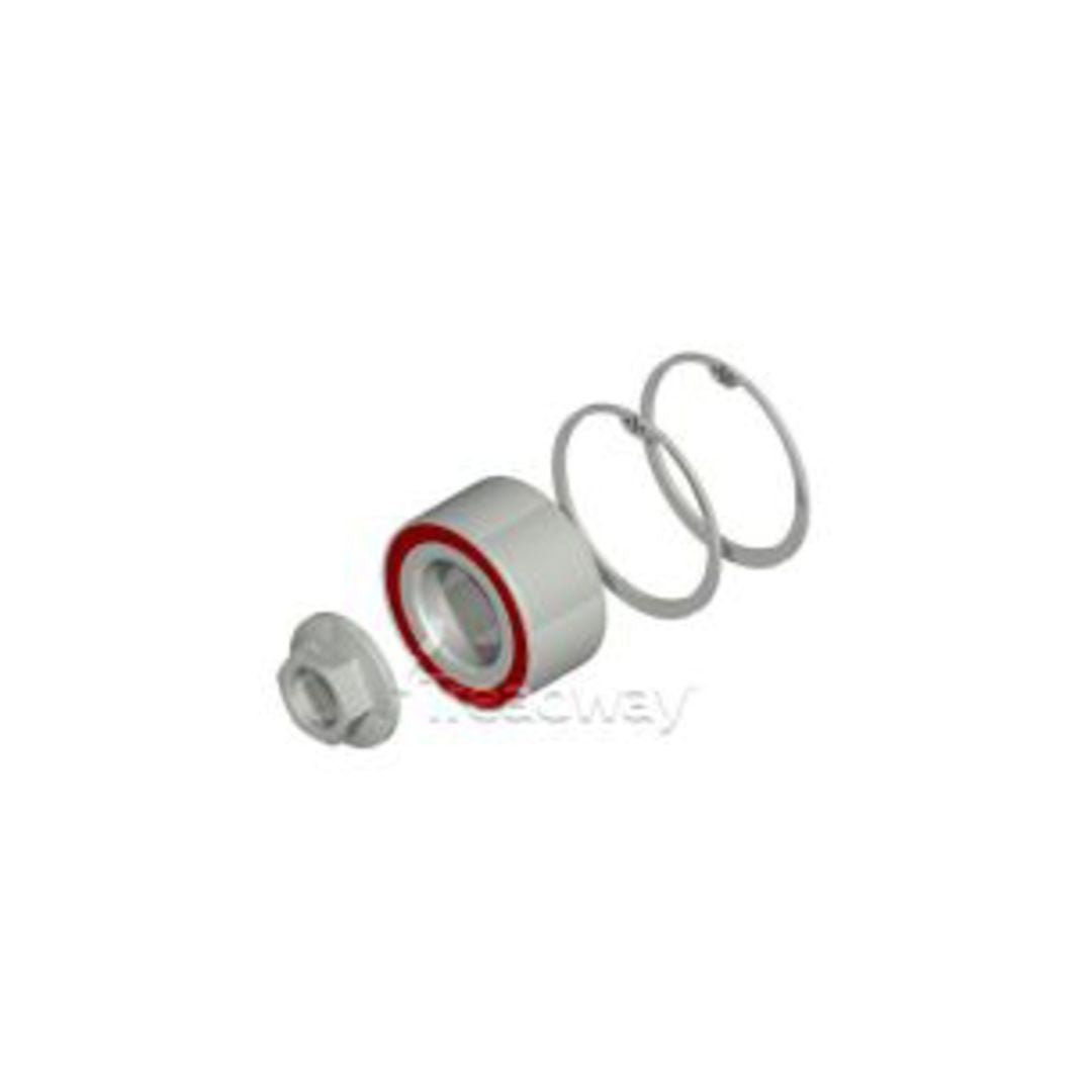 Knott 3464 trailer bearing kit 99406 — 34 × 64 × 37 mm bearing, M24 flange nut and two circlips