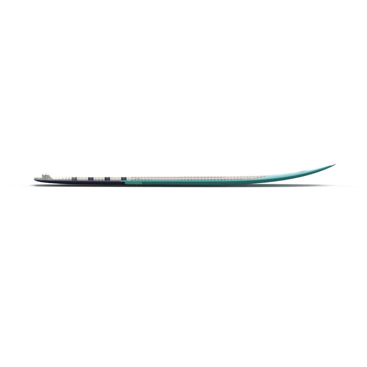 Liquid Force Launch foil board side profile and raised nose