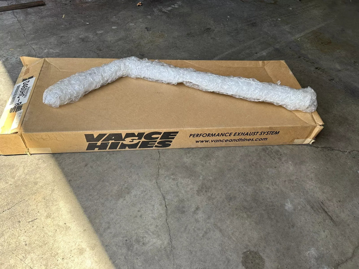 Vance & Hines - D460HC-R - Front Chrome Heat Shield for V17933