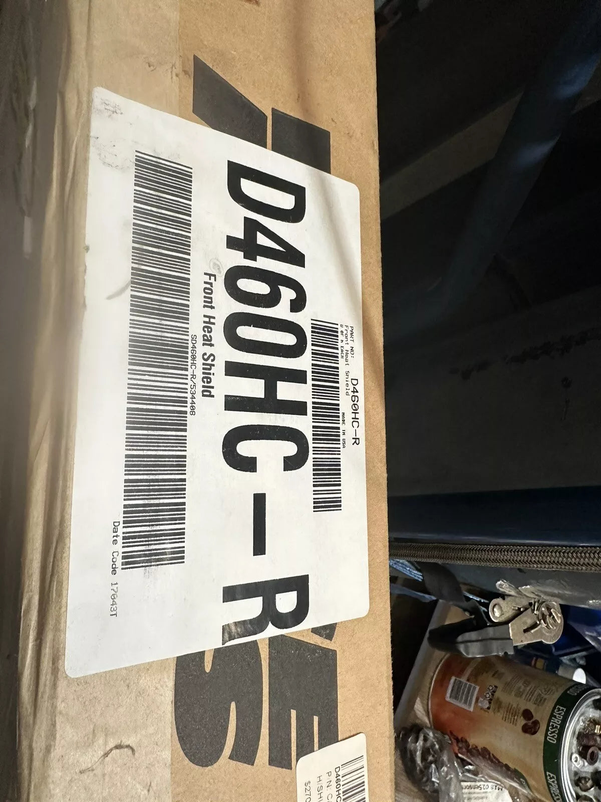 Vance & Hines - D460HC-R - Front Chrome Heat Shield for V17933