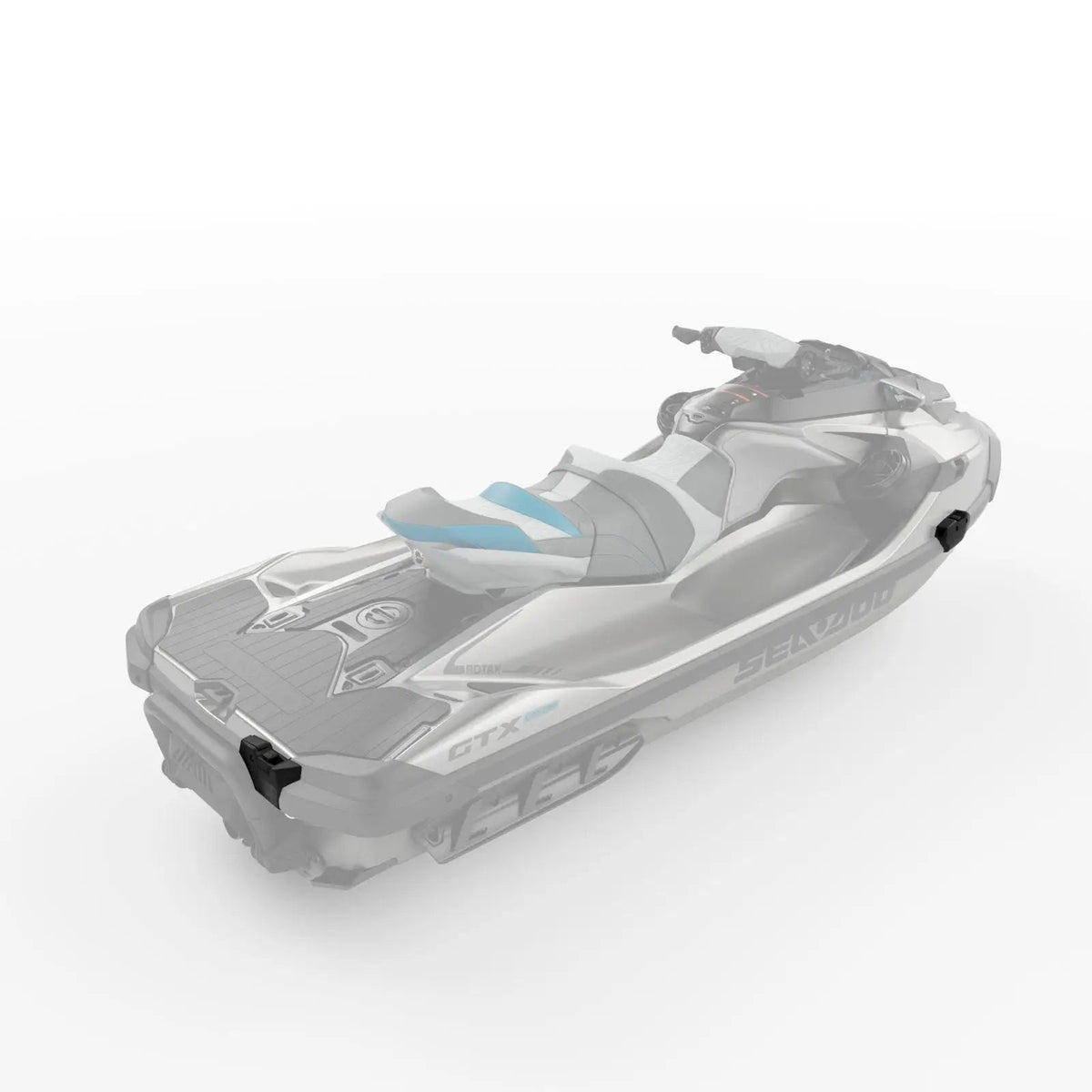 Sea-Doo Speed Tie 295100885 front and rear mounting positions on a watercraft
