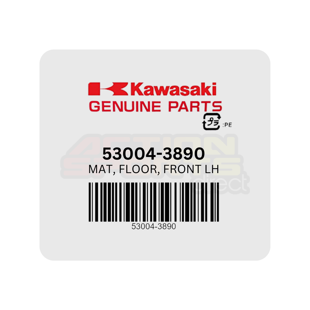 Kawasaki - 53004-3890 - Floor Mat, Front LH