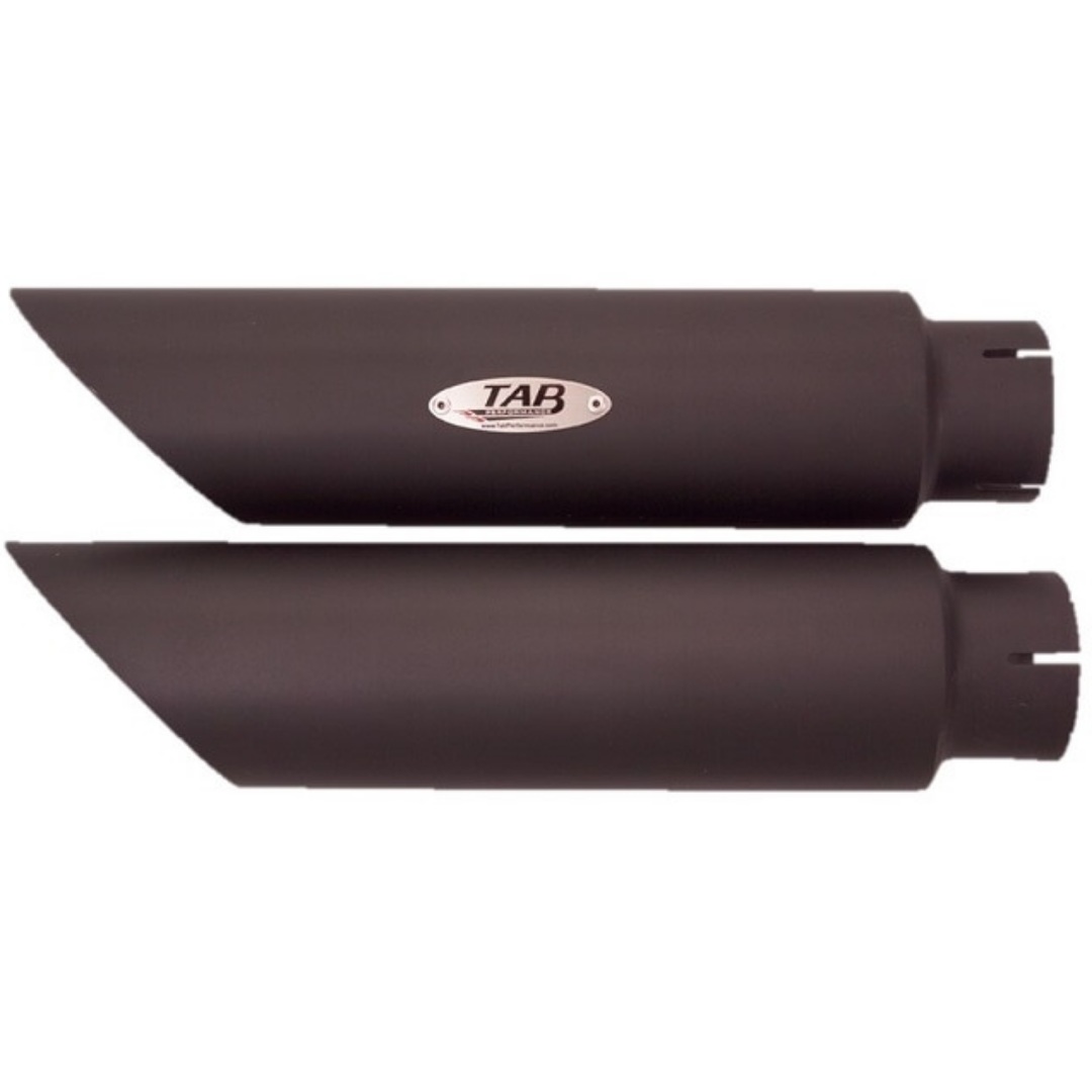 TAB Performance - V-Rod Slash Cut - Slip On Baffled (Black)