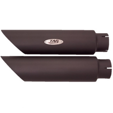 TAB Performance - V-Rod Slash Cut - Slip On Non-Baffled (Black)