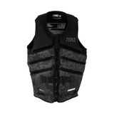 Jet Pilot - Freeride Mens F/E Eco Life Jacket / PFD - Black/Green Camo