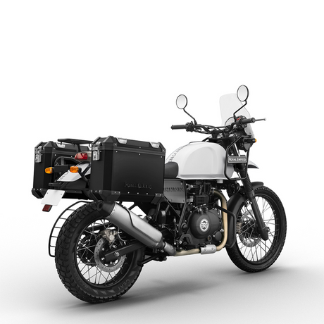 Royal Enfield - 26L Aluminum Adventure Pannier Pair, Black (Himalayan 411/450 / Scram 411)