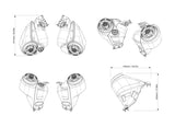 Sea-Doo - 80W Platinum Audio System Kit (2020+ GTI, GTR)/(2021+ RXPX)