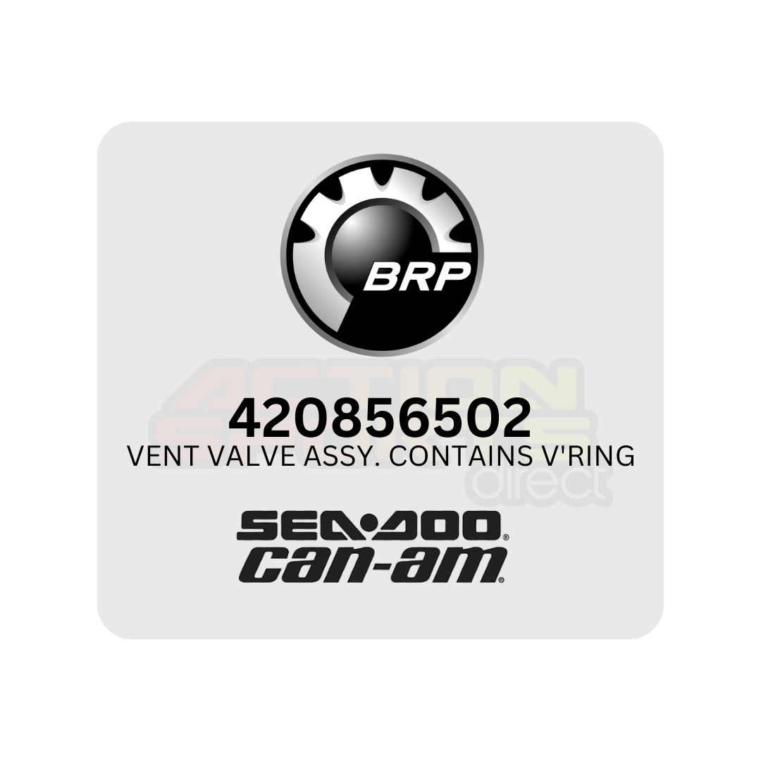 Sea-Doo - 420856502 - Vent Valve Assy, Contains V-Ring