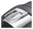 Harley-Davidson 53315-09 satin chrome luggage rack shown installed on V-Rod Muscle; motorcycle not included