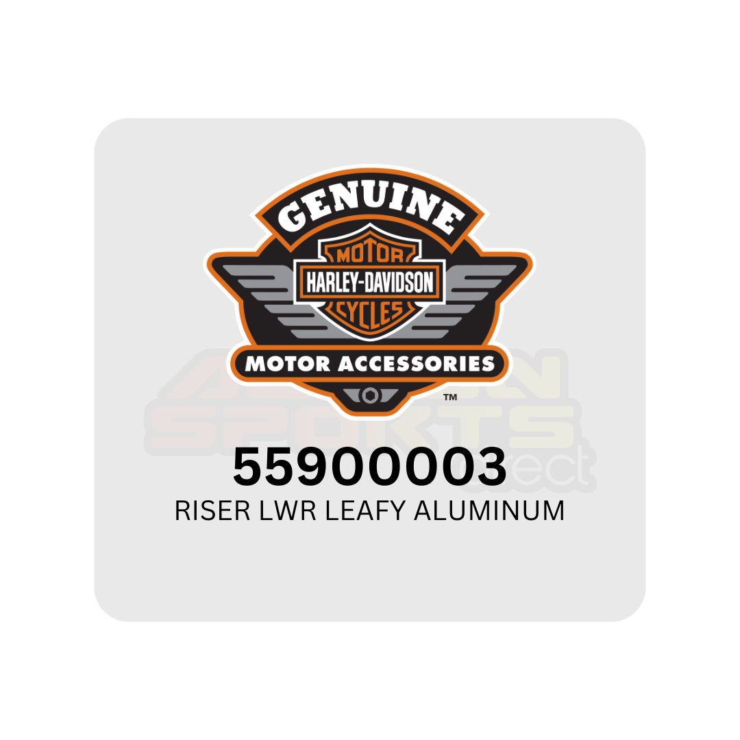 Harley Davidson - 55900003 - Riser Lwr, Leafy Aluminum