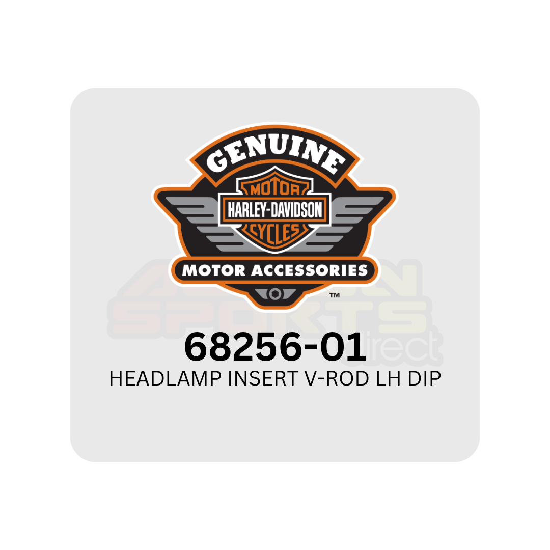 Harley Davidson - 68256-01 - Headlamp Insert, V-Rod LH Dip