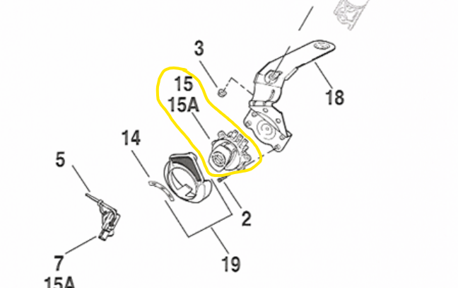 IGNITION SWITCH CHROME