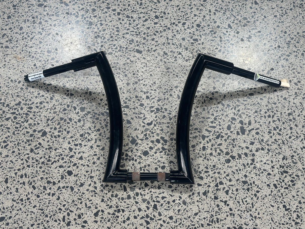 Hammerdown - 16"x1-3/4" Ape Hanger Black