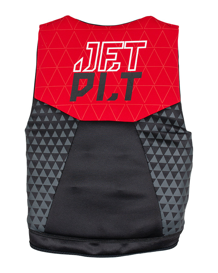 Jetpilot Cause youth red and black Level 50 jacket, rear view