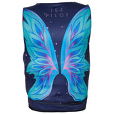 Jetpilot The Cause Girls Youth Life Jacket - Navy Wings - back