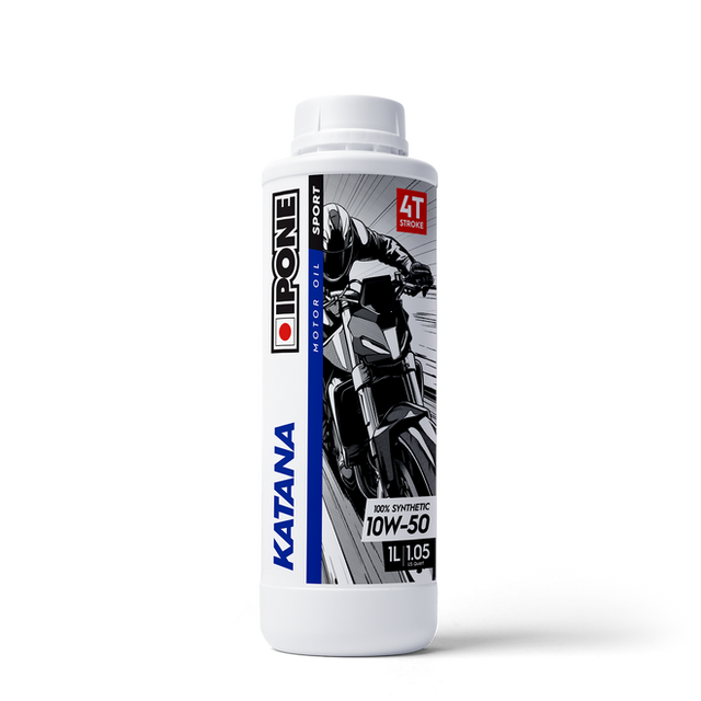 IPONE Katana 10W-50 Fully Synthetic 4-Stroke Engine Oil – 1 L