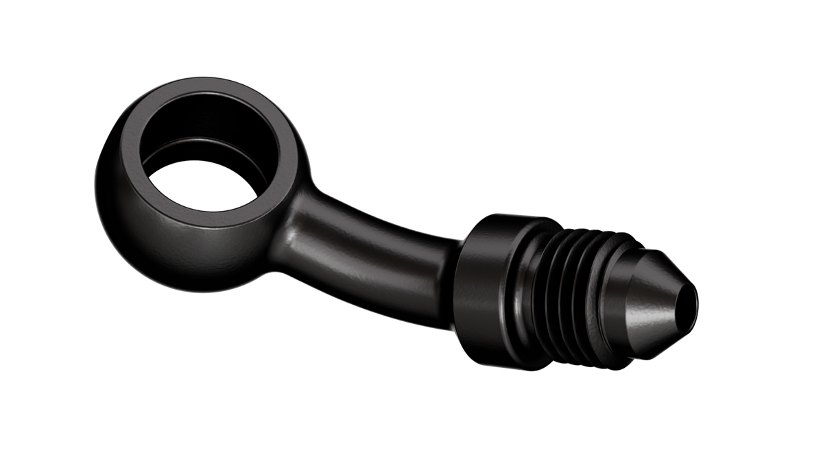 Goodridge 35° Brake Banjo Adaptor, Black – 593-03ZBK