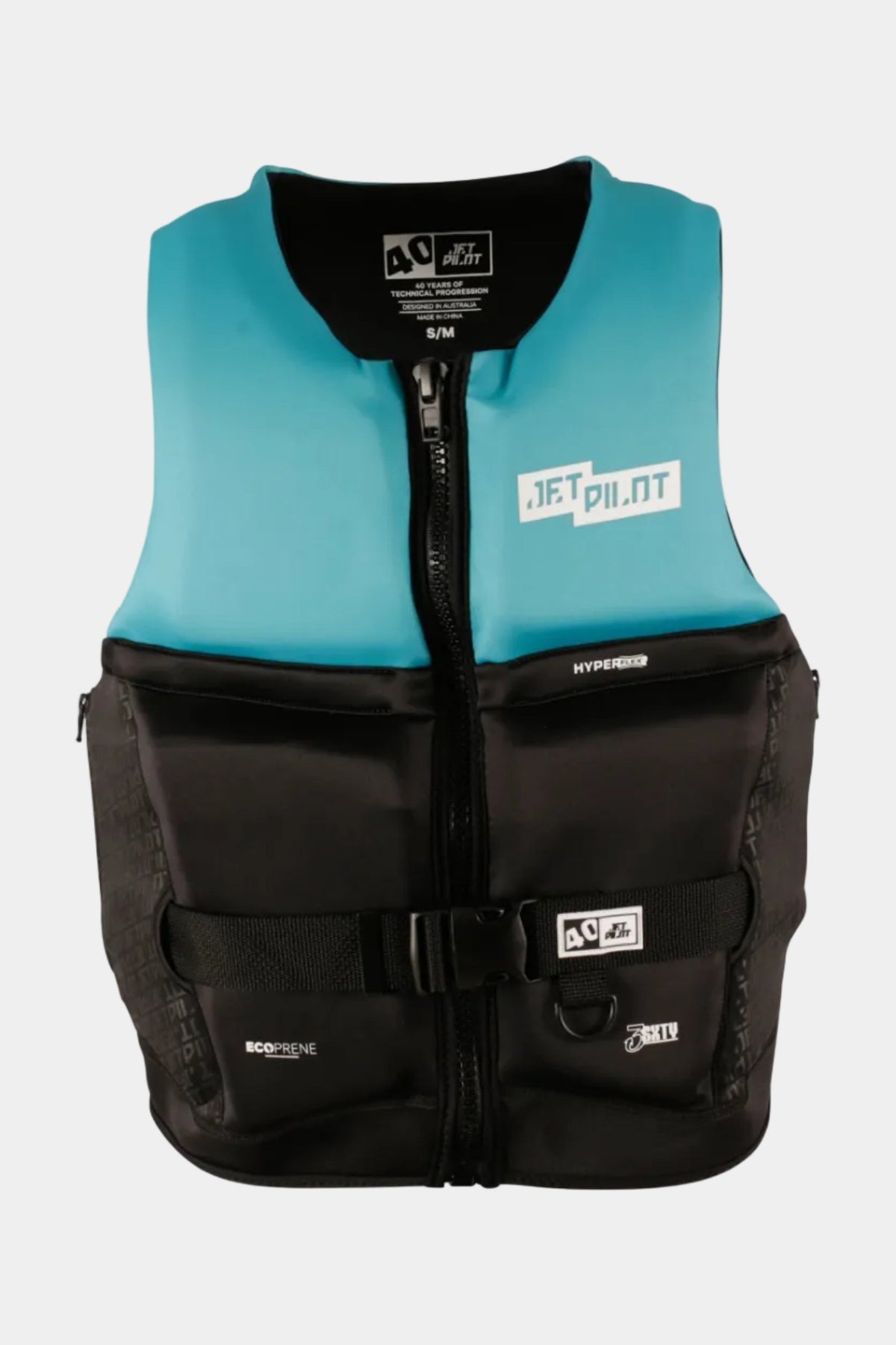 Jetpilot 360 Hyperflex Jet Ski Life Jacket — Teal front