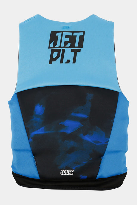 Jetpilot The Cause Kids Life Jacket — Blue back