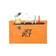 Jetpilot Venture Dry Stash Case ACS19907 in orange; contents shown are not included