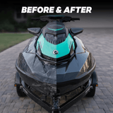 Salty Hero Salt Wash manufacturer before-and-after cleaning demonstration
