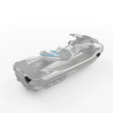 Sea-Doo Speed Tie 295100885 front and rear mounting positions on a watercraft