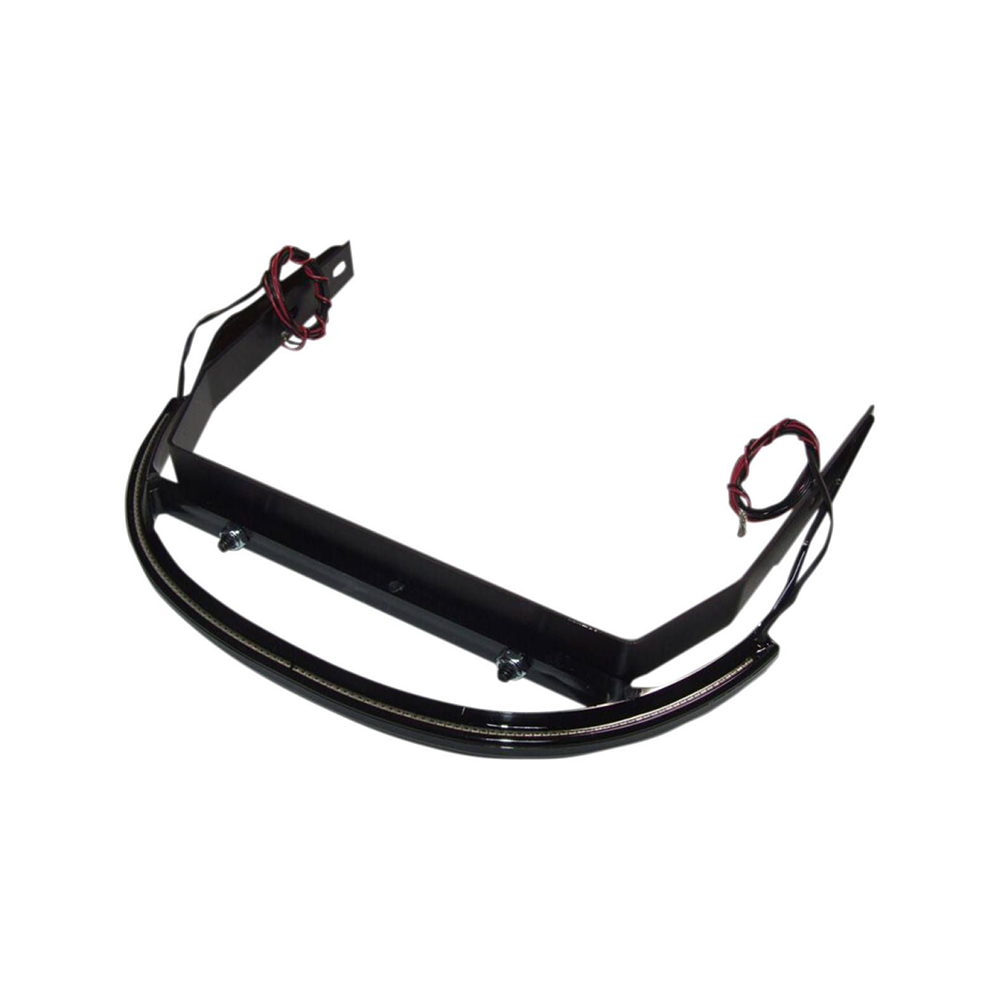 Custom Dynamics - HDV180-AS - V-Rod 180mm Rear Amber LED with Smoke Lens Brake & Turn Signal Tail Tidy