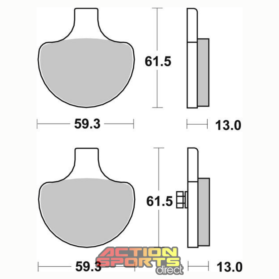 SBS - 579H.HF Brakepads