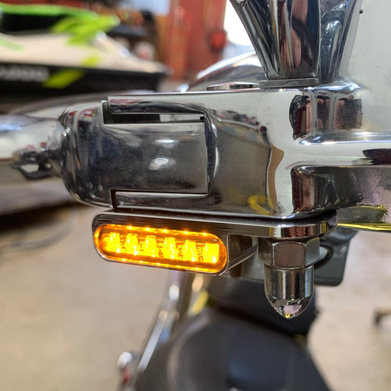 HarleyDavidson Light Flash Motorcle ブラウン Brown Industries - Mini LED Front Turn Signals - Under Mount – ASD NZ