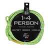 Jet Pilot - 1-4 Person Tube Rope Green