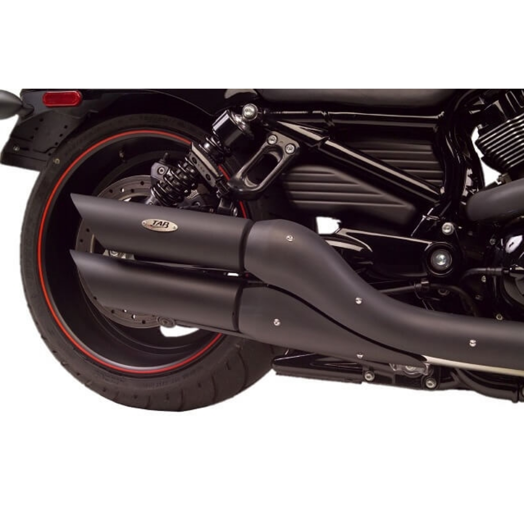 TAB Performance - V-Rod Slash Cut - Slip On Baffled (Black) – ASD NZ